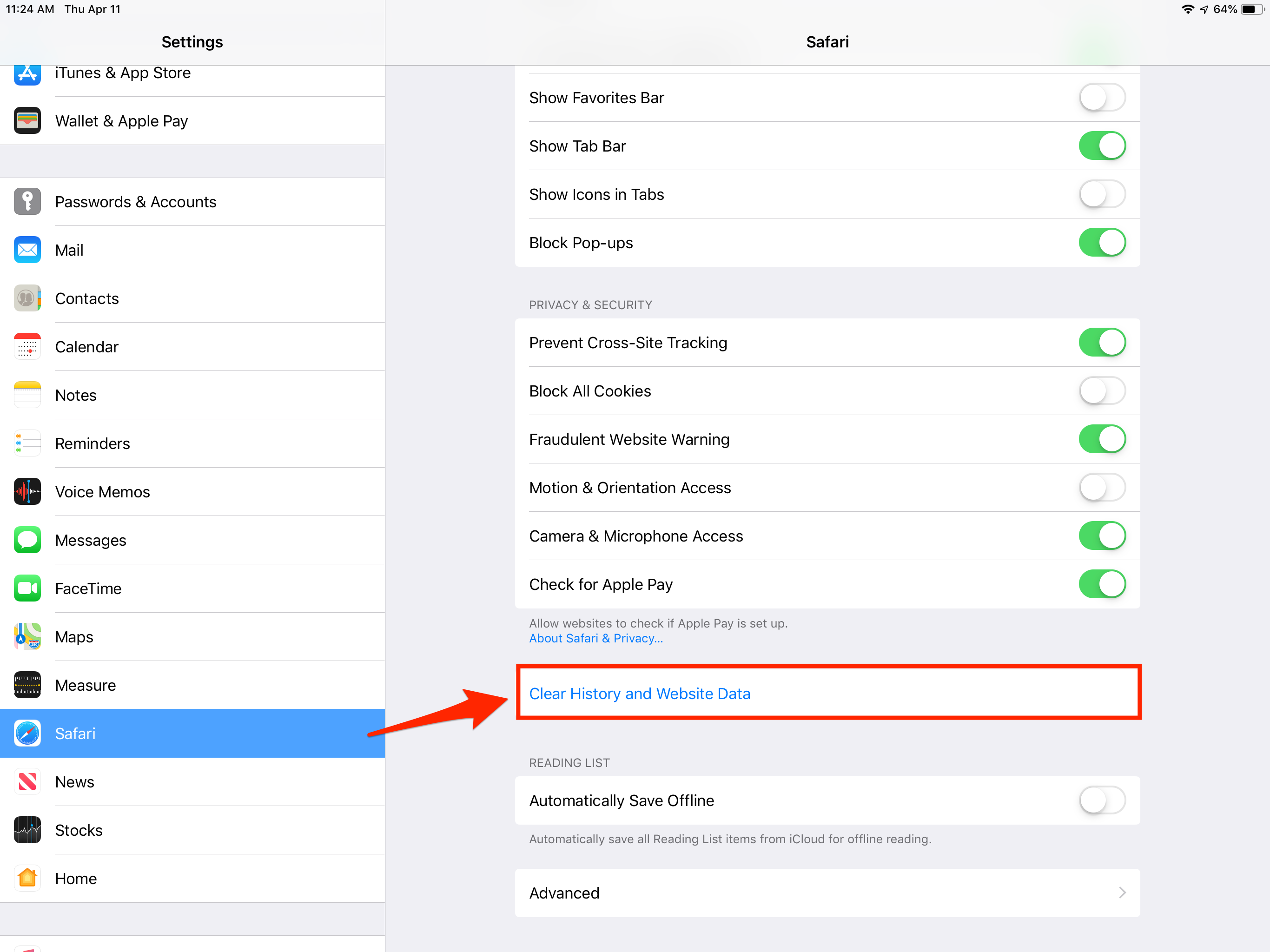 How To Clear The Cache On Your IPad DLSServe