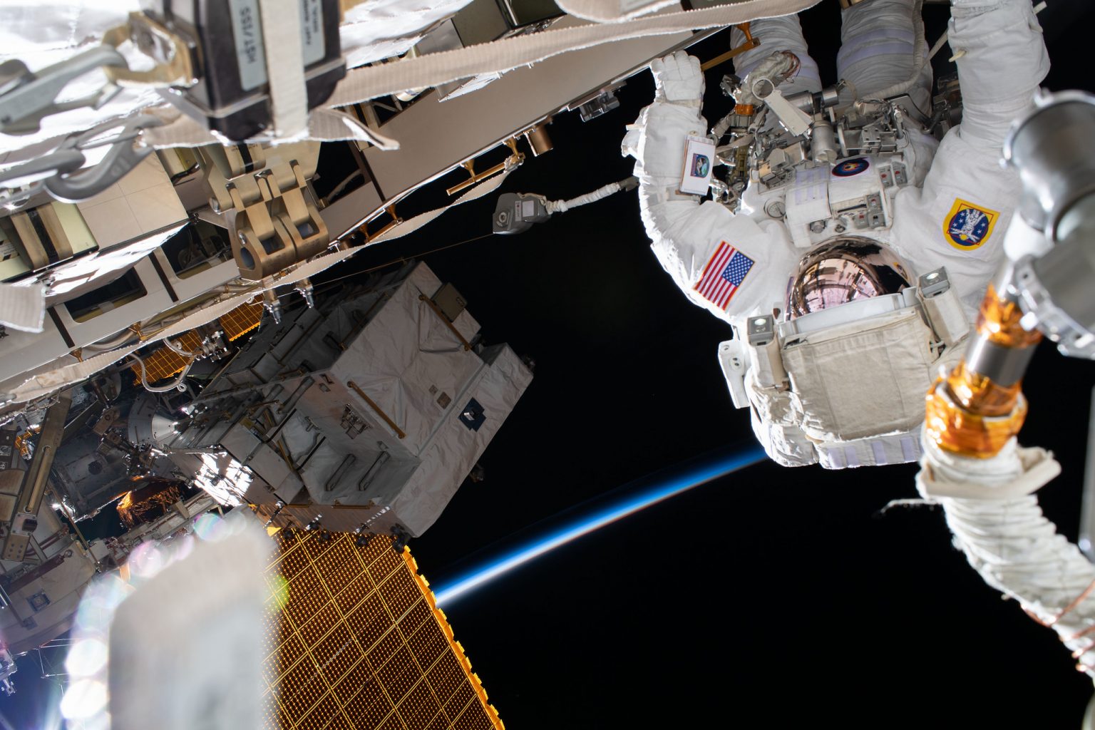 Two NASA astronauts are spacewalking outside the ISS right now DLSServe
