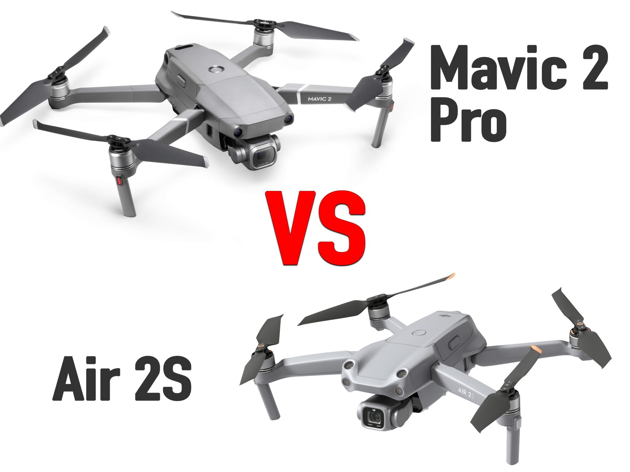 dji mavic 2 pro vs dji air 2s specs