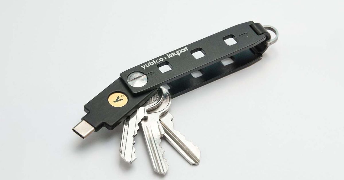 Yubico key organizer keeps your house keys tidy and your YubiKey ...