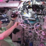 Untangling wired headphones is tricky in space, too