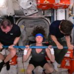 Watch ISS astronauts take part in a weightless Olympics