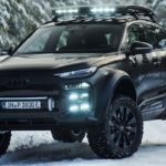 Audi’s lifted Q6 E-tron Off-Road concept is ready for winter driving