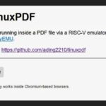 First Doom, now Linux: an unnamed high school student runs Linux OS in a PDF doc in Google Chrome so what’s next?