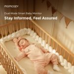 This smart baby monitor with dual mode and enhanced alerts from Momcozy will give new parents peace of mind