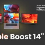Here is the world’s first true triple screen setup that can turn a laptop into a quad-display workstation