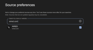 How to Add WIRED as a Preferred Source on Google (2025)