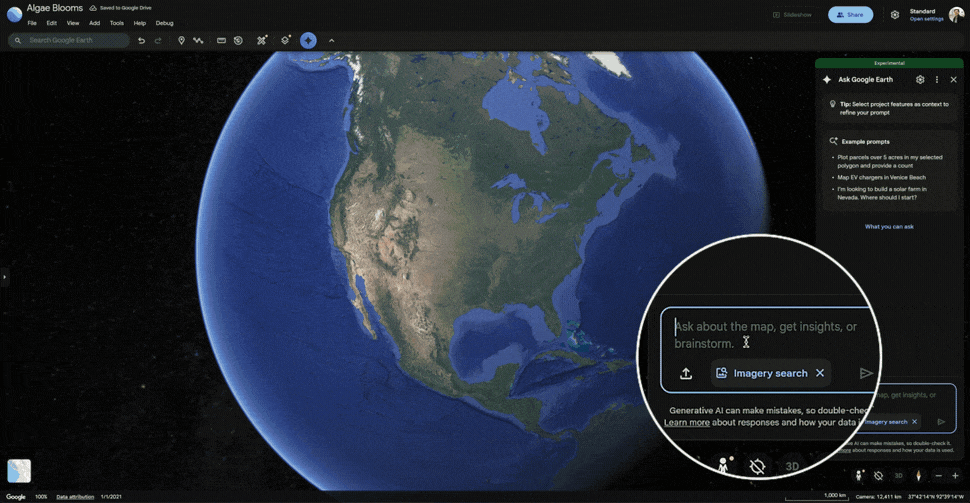 Google Earth Gets an AI Chatbot to Help Chart the Climate Crisis