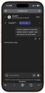 ChatGPT now lets you discover songs and create playlists in Apple Music