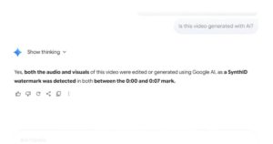 Gemini can now help you spot AI-generated videos