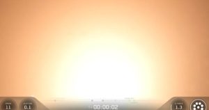 You won’t see a weirder rocket launch than this Falcon 9 flying in fog