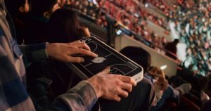 Super Bowl tactile device lets your hands follow the ball