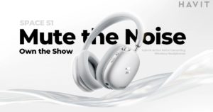 HAVIT Space S1 wireless headphones bring adaptive ANC and natural spatial audio